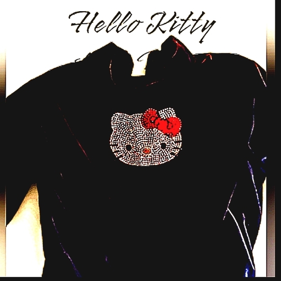 🩷Rare Sanrio Hello Kitty Velour Vintage Zip Up Plus Size Top!  Adorable 💯 - Picture 4 of 4